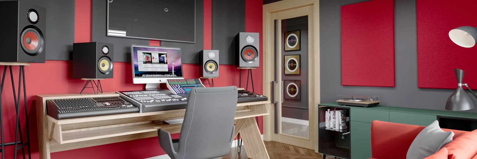 Studio Muzyczne / Projektowanie Wnętrz